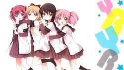  akaza_akari funami_yui namori seifuku toshinou_kyouko yoshikawa_chinatsu yuru_yuri 