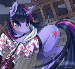  clothing equid equine female feral friendship_is_magic hasbro horn horse mammal my_little_pony mythological_creature mythological_equine mythology piercing pony racoon-kun twilight_sparkle_(mlp) unicorn 