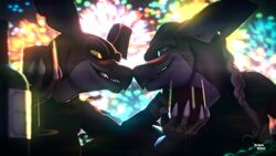  16:9 3d_(artwork) alien anthro bloom blue_eyes blush boop braided_hair breasts clothing container cup date digital_media_(artwork) don_bluth dragon-v0942 drinking_glass drunk duo eye_contact female female/female fireworks fur glass glass_container glass_cup hair hand_on_cheek hi_res holding_wine_glass holidays looking_at_another mantrin new_year non-mammal_breasts nose_boop nose_to_nose orange_eyes outside scalie smile sophie_(sophiewolfheart) source_filmmaker_(artwork) stith substance_intoxication titan_a.e. widescreen wine_bottle wine_glass 