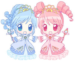  chibi dress fine fushigiboshi_no_futago_hime mirai rein 