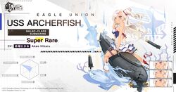  :q archerfish_(azur_lane) azur_lane blonde_hair blush character_name commentary copyright_name eagle_union_(emblem) english_commentary expressions female from_behind gun handgun highres kani_biimu licking_lips long_hair looking_at_viewer looking_back official_art one-piece_tan promotional_art purple_eyes rigging rudder_footwear second-party_source smile solo tan tanlines tongue tongue_out torpedo weapon 