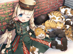  cura iyo_(rail_romanesque) maitetsu neko rail_romanesque railromanesque uniform 