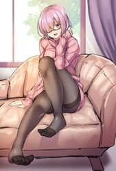  fate/grand_order feet mash_kyrielight merufena pantyhose 