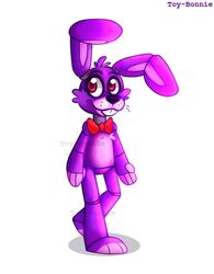  adventure_bonnie_(fnaf) animatronic anthro five_nights_at_freddy&#039;s five_nights_at_freddy&#039;s_world lagomorph leporid machine male mammal rabbit robot scottgames simple_background solo toy-bonnie white_background 