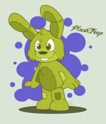  anthro avj_(artist) five_nights_at_freddy&#039;s five_nights_at_freddy&#039;s_4 hi_res lagomorph leporid mammal plushie plushtrap_(fnaf) rabbit scottgames solo 