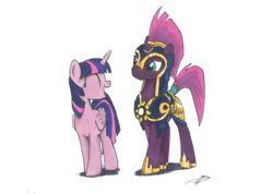  2018 alicorn armor brisineo duo equid equine female friendship_is_magic galea hasbro hi_res horn mammal my_little_pony my_little_pony:_the_movie_(2017) mythological_creature mythological_equine mythology royal_guard_(mlp) tempest_shadow_(mlp) twilight_sparkle_(mlp) unicorn wings 