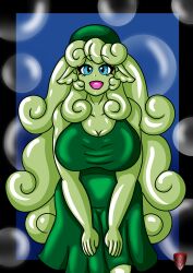  absurd_res animal_humanoid big_breasts breasts bubble clothing cnidarian cnidarian_humanoid curly_hair dress female food glistening glistening_body hair hi_res humanoid hybrid jellyfish jellyfish_humanoid ladyfoxheart marine marine_humanoid medusozoan medusozoan_humanoid nigirizushi original_character_do_not_steal pointy_ears sea slime solo sushi tendrils tentacle underwater water 