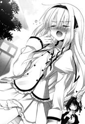  blush carol monochrome rinslet_laurenfrost seirei_tsukai_no_blade_dance skirt 