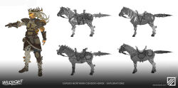  2026 absurd_res ambiguous_feral ambiguous_focus ambiguous_gender armor artist_collaboration belt_buckle black_eyebrows black_hooves black_sclera blue_bottomwear blue_clothing blue_pants bodypaint boots bottomwear braided_hair braided_mane breastplate brown_body brown_boots brown_bottomwear brown_claws brown_clothing brown_footwear brown_gloves brown_handwear brown_lips brown_pants brown_skin brown_skirt buckle claws clothed clothed_female clothed_human clothing company_logo company_name concept_art condor_(highguard) digital_drawing_(artwork) digital_media_(artwork) duo empty_eyes english_description english_text equid equine eyebrows eyelashes face_paint female female_human feral footwear fully_clothed fully_clothed_female fully_clothed_human fur fur_markings gauntlets gloves greaves grey_background grey_body grey_clothing grey_fur grey_helmet grey_legwear grey_markings grey_tail hair handwear hi_res highguard_(game) hooves horse human knee_pads larger_female larger_human leaf legwear lidded_eyes light lighting lips long_hair mammal markings mirel_shalari mouth_closed multicolored_body multicolored_fur official_art orange_hair pants partially_colored pauldron quadruped reins rope saddle shoes side_view simple_background size_difference skirt smaller_ambiguous smaller_feral standing straight_arms tail tan_armor text two_tone_tail unguligrade url white_eyes yellow_sclera zhanibek_kurmanbay 