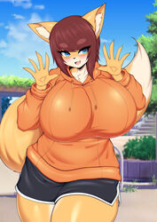  1girls anthro anthro_only anthrofied big_breasts breasts clothed clothes clothing female female_only fully_clothed fur furry furry_only hana hi_res hips huge_breasts humanoid large_breasts solo solo_female tail tailzkim thick thick_thighs thighs wide_hips 