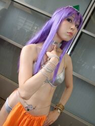  bra chunsoft cosplay dragon_quest dragon_quest_iv enix lingerie manya manya_(cosplay) mara photo purple_hair tachibana_ren tachibana_ren_(cosplayer) tiara underwear 