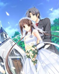  eroge houjouin_seika komori_kei princess_lover! tagme wedding_dress 