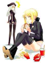  caren_ortensia fate/stay_night food saber saber_alter 