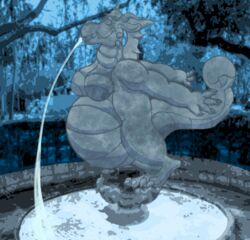  after_transformation anthro breasts dragon female fountain frozen hi_res immobile inanimate_transformation mythological_creature mythological_scalie mythology objectified overbite overweight petrification photo_background photography_(artwork) plant pose rock scalie sculpture solo statue tail tail_mouth transformation tree unusual_anatomy unusual_tail water watermark 