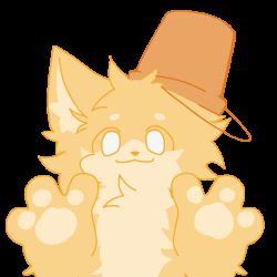  1:1 3_fingers :3 ambiguous_gender animated animated anthro blinking bucket bucket_hat catte_(kaiju_paradise) cheek_tuft chest_tuft clothing container domestic_cat facial_tuft felid feline felis fingers fur gootraxian hat head_tuft headgear headwear kaiju_paradise mammal orange_body orange_fur pawpads reaction_image short_playtime smile smiling_at_viewer solo tuft unknown_artist white_eyes yellow_body yellow_fur yellow_pawpads yellow_underbelly 
