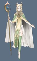  absurdres cape emerina female fire_emblem fire_emblem:_kakusei headpiece highres kozaki_yuusuke official_art robe staff 