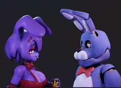  1boy 1girls 3d animatronic anthro big_breasts bloxy_cola bonfie bonfie_(cryptia) bonnie_(cally3d) bonnie_(fnaf) cally3d chilledara clazzey cryptiacurves drink fazclaire&#039;s_nightclub five_nights_at_freddy&#039;s fnaf fredina&#039;s_nightclub genderswap genderswap_(mtf) roblox rule_63 scottgames self_upload selfcest staring staring_at_another staring_at_breasts tagme 