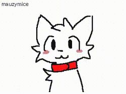  2022 2d_animation 4:3 ambiguous_gender animated anthro cheek_tuft closed_eyes digital_drawing_(artwork) digital_media_(artwork) domestic_cat facial_tuft felid feline felis flipnote_studio_(artwork) licking licking_screen licking_viewer looking_at_viewer low_res mammal mauzymice reaction_image short_playtime silly_cat_(mauzymice) simple_background solo tongue tongue_out tuft 