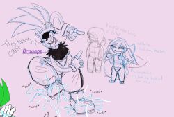  2023 accessory afrosoricid ambiguous_gender anonymous_artist anthro artist_collaboration black_clothing black_topwear blue_electricity bottomwear bracelet canid canine clothing countershade_face countershading crop_top dialogue digital_media_(artwork) drawpile_(artwork) ear_piercing english_text female fennec_fox footwear fox gesture group hair hair_accessory hair_tie hand_gesture hi_res idw_publishing jewelry kip_noanshire kitsunami_the_fennec lagomorph leporid mammal one_eye_obstructed one_leg_up onomatopoeia pants piercing pointing rabbit raised_leg ring_(jewelry) ring_piercing rubberhose salaciouslx sega sharp_teeth shirt shoes sonic_the_hedgehog_(comics) sonic_the_hedgehog_(idw) sonic_the_hedgehog_(series) sound_effects surge_the_tenrec teeth tenrec text thumbs_up tied_hair tongue tongue_out toony topwear torn_sleeves trio true_fox 