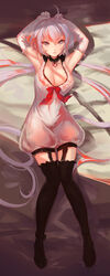  cleavage doomfest senki_zesshou_symphogear senki_zesshou_symphogear_g stockings thighhighs yukine_chris 