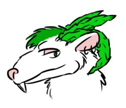  alternative_fashion ambiguous_gender animate_inanimate cheek_tuft chest_tuft clenched_teeth ear_piercing facial_tuft fur green_eyes green_hair green_horn hair horn living living_clothing low_res mammal murid murine neck_tuft nonbinary_(lore) piercing punk rat ratplushie rodent skaven solo teeth trans_(lore) tuft unknown_artist warhammer_(franchise) white_body white_fur 