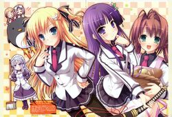  crease fixme harukaze_tomone iro_ni_ide_ni_keri_waga_koi_wa kaede_yuzuna ko~cha maid misono_misono narumi_yuu pantyhose school_uniform suzueda_komachi sword tenjo_kikyou tenjo_rio windmill 