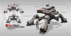  image_sample no_humans original realistic science_fiction theuncannyken walker weapon 