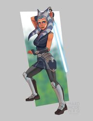  1girls ahsoka_tano female female_only hardmodenrg orange-skinned_female orange_skin solo star_wars star_wars:_the_clone_wars tagme the_clone_wars:_season_seven togruta 