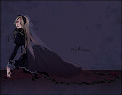  axis_powers_hetalia bad_id bad_pixiv_id belarus_(hetalia) black_dress black_nails blonde_hair bow bridal_veil bride corset dark_bride dress eyeshadow female fishnet_pantyhose fishnets flower hair_ribbon hairbow high_heels jewelry lipstick long_hair makeup nail_polish pantyhose petals petticoat photoshop_(medium) red_lips ribbon ring rose shoes solo temari114 veil wedding_dress 