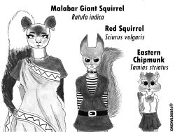  absurd_res anthro asian_clothing belt belt_buckle big_breasts bindi bodily_fluids bottomwear breasts buckle cheek_bulge chipmunk choker clothed clothing countershade_face countershade_fur countershade_tail countershade_torso countershading dipstick_tail dress ear_piercing ear_ring ear_tuft east_asian_clothing eastern_chipmunk efradraws eurasian_red_squirrel eyebrows eyelashes fluffy fluffy_tail fur giant_squirrel ground_squirrel hi_res indian_clothing indian_giant_squirrel inner_ear_fluff japanese_clothing japanese_school_uniform jewelry mammal markings necklace necktie piercing ring_piercing rodent school_uniform sciurid skirt sweat sweatdrop tail tail_markings thick_eyebrows tree_squirrel tuft uniform white_body white_fur white_tail_tip wide_hips 