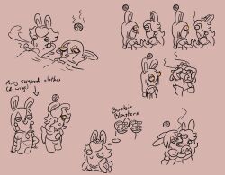  2024 after_sex alternate_costume amazed anthro arm_support blowing_smoke bottomless bottomless_anthro bottomless_female braided_hair brown_background brown_cape brown_clothing brown_eyes brown_hair brown_shirt brown_tongue brown_topwear buckteeth cape cigarette cigarette_smoke closed_eyes closed_frown closed_smile clothed clothing clothing_swap crossover crown digital_drawing_(artwork) digital_media_(artwork) directional_arrow duo english_text eye_contact eyelashes featureless_legs female female/female female_anthro flat_chested frown gatling_gun glowing glowing_eyes gun hair half-closed_eyes hand_behind_head hands_together headgear holding_cigarette holding_object insertthenewblhere kissing lagomorph lava_queen leaning_on_elbow long_ears long_hair looking_at_another love machine_gun mammal mario_bros mario_plus_rabbids_kingdom_battle meme mitten_hands mouth_closed multiple_images narrowed_eyes nintendo no_pupils noseless orb queen rabbid rabbid_peach ranged_weapon raving_rabbids rayman_(series) royalty rubbing_eye shirt short_legs simple_background smile smiling_at_another smiling_at_each_other smiling_at_partner smoke squint teeth text thinking tongue topwear ubisoft weapon wig yellow_eyes yoshi_and_toad_kissing 