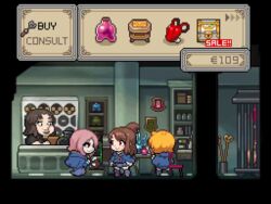  1boy 3girls animated animated kagari_atsuko little_witch_academia lotte_yanson multiple_girls pixel_art sucy_manbavaran 