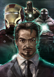  armor boyaking facial_hair iron_man necktie realistic robert_downey_jr suit tony_stark 