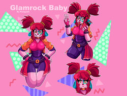  baby_(fnafsl) big_breasts circus_baby circus_baby_(fnaf) five_nights_at_freddy&#039;s five_nights_at_freddy&#039;s:_security_breach five_nights_at_freddy&#039;s:_sister_location glamrock_baby glamrock_circus_baby green_eyes kangash pink_body red_hair scottgames sister_location 