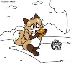  aliasing anthro averi_(fiddleafox) belly big_belly canid canine digital_media_(artwork) female fox fur guzzlord420 hair mammal orange_body orange_fur pregnant pregnant_anthro pregnant_female red_fox solo true_fox 