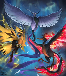  2020 ambiguous_gender avian beak bird butt-berry claws electricity fire galarian_articuno galarian_form galarian_legendary_birds galarian_moltres galarian_zapdos generation_8_pokemon group hi_res legendary_birds legendary_pokemon legendary_trio long_beak nintendo pokemon pokemon_(species) regional_form_(pokemon) signature toe_claws trio wings 