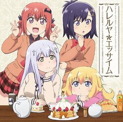  gabriel_dropout kurumizawa_satanichia_mcdowell official_art shiraha_raphiel_ainsworth tagme tenma_gabriel_white tsukinose_vignette_april 