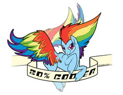 banner blue_body blue_feathers blue_fur equid equine feathered_wings feathers female feral friendship_is_magic fur green_body green_feathers hair hasbro lightning_bolt mammal multicolored_body multicolored_feathers multicolored_hair my_little_pony mythological_creature mythological_equine mythology orange_body orange_feathers pegasus purple_body purple_eyes purple_feathers rainbow rainbow_body rainbow_dash_(mlp) rainbow_feathers rainbow_hair red_body red_feathers simple_background solo temrin white_background wings yellow_body yellow_feathers