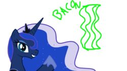 16:9 2014 animated blue_body blue_eyes blue_fur blue_hair equid equine female friendship_is_magic fur hair hasbro horn long_hair low_res mammal mishiranui-san multicolored_hair my_little_pony mythological_creature mythological_equine mythology preview princess_luna_(mlp) short_playtime simple_background solo teeth two_tone_hair unicorn white_background widescreen