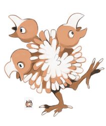  beta_pokemon bird bird_focus claws creature full_body hinaazu meristem multiple_heads no_humans pixel_art pokemon pokemon_(creature) pokemon_(game) pokemon_gsc pokemon_gsc_beta simple_background standing standing_on_one_leg white_background 