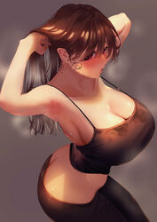  artist_revision bra cleavage inushima pantyhose 