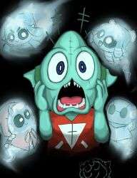  2026 aza_(cult_of_the_lamb) black_background blue_body blue_eyes bovid caprine cephalopod clothed clothing coleoid cult_of_the_lamb female ghost group kallamar_(cult_of_the_lamb) keru_(cult_of_the_lamb) looking_at_viewer luigi's_mansion male mammal marine mario_bros massive_monster_(studio) mollusk nintendo octopodiform octopus open_mouth rami_(cotl) scared sharp_teeth sheep simple_background spirit teeth temi_(cotl) todera1186421 tongue 