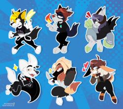  akira_chase_(walk-w-igny) alien anthro band canid canine canis chibi cybernetics cyborg domestic_dog femboy gang hero hi_res hybrid ignatius_walker_(walk-w-igny) keith_mcdollan_(walk-w-igny) lagomorph leporid machine male mammal palmer_cox_the_superdog_(walk-w-igny) rabbit sebastian_brighton_(walk-w-igny) spy sticker superdog superhero tommy_unwin_(walk-w-igny) vampire walk-w-igny wolf 