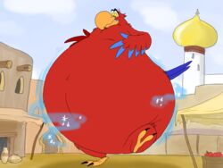  2024 2_toes 4:3 apple ara_(genus) avian beak belly big_beak big_belly bird black_eyebrows black_talons blue_body blue_feathers blue_sky blue_tail body_size_growth building chest_tuft chubby_cheeks city cloud colored crate day digital_drawing_(artwork) digital_media_(artwork) disney disney&#039;s_aladdin doorway eyebrows feathers feet feral food fruit gandere growth huge_belly iago_(disney) looking_at_self looking_at_stomach macaw macro magic magic_energy male multicolored_body multicolored_feathers multicolored_wings neotropical_parrot orange_beak orange_feet outside palace parrot plant pottery raised_foot red_body red_feathers sand scarlet_macaw short_legs size_transformation sky solo sparkles surprised_expression tail tail_feathers talons teeth toes transformation true_parrot tuft weight_gain wide_hips window wings yellow_sclera 