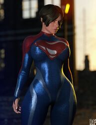  1girls 3d abs alien alien_girl alternate_body_type alternate_breast_size ass athletic_female big_ass big_breasts black_hair bodysuit breasts dc dc_comics dc_extended_universe dceu female female_only fully_clothed kara_zor-el kryptonian rude_frog sasha_calle short_hair skin_tight skin_tight_suit skintight skintight_bodysuit solo supergirl supergirl_(dceu) supergirl_(sasha_calle) supergirl_(series) superman_(series) the_flash_(2023) the_flash_(series) thick_thighs tight_clothing 