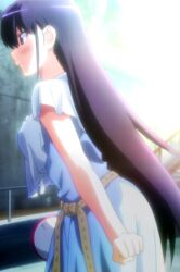  grisaia_(series) grisaia_no_kajitsu grisaia_no_rakuen highres long_hair sakaki_yumiko solo standing stitched 