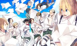  annie_leonhardt armin_arlert bertholt_fubar christa_renz conny_springer eren_jaeger jean_kirchstein mikasa_ackerman reiner_braun sasha_browse shingeki_no_kyojin tatsumi3 ymir_(shingeki_no_kyojin) 