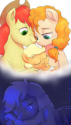  2017 applejack_(mlp) bodily_fluids bright_mac_(mlp) crying daughter_(lore) dream equid equine family father_(lore) father_and_child_(lore) father_and_daughter_(lore) feels female friendship_is_magic group hasbro hi_res horse husband_and_wife male mammal married_couple mother_(lore) mother_and_child_(lore) mother_and_daughter_(lore) my_little_pony parent_(lore) parent_and_child_(lore) parent_and_daughter_(lore) pear_butter_(mlp) pony raikoh-illust tears young 