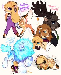  absurd_res antlers archibald_corduroy bangs blonde_hair blue_body blue_eyes blue_fur blunt_bangs bodily_fluids brown_body brown_fur clothed clothing daughter_(lore) deer disney draft_horse ear_piercing ear_ring equid equine father_(lore) father_and_child_(lore) father_and_daughter_(lore) female feral feralized fur ghost gravity_falls hair hi_res horn horse husband_and_wife male maltiuu mammal married_couple mother_(lore) mother_and_child_(lore) mother_and_daughter_(lore) pacifica_northwest parent_(lore) parent_and_child_(lore) parent_and_daughter_(lore) piercing preston_northwest priscilla_northwest ring_piercing sad shire side_view smile spirit tears yellow_body yellow_fur 