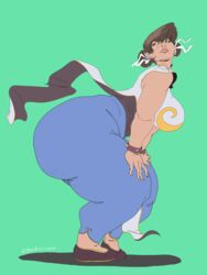  1girls 2023 ass big_breasts bouncing_ass breasts brown_hair capcom chun-li curvaceous curvy dumptruck_ass female female_focus female_only fully_clothed gigantic_ass gigantic_thighs huge_ass huge_thighs obese ovschinikovo plump short_hair solo solo_female solo_focus street_fighter street_fighter_6 thick_thighs thighs twerking voluptuous 